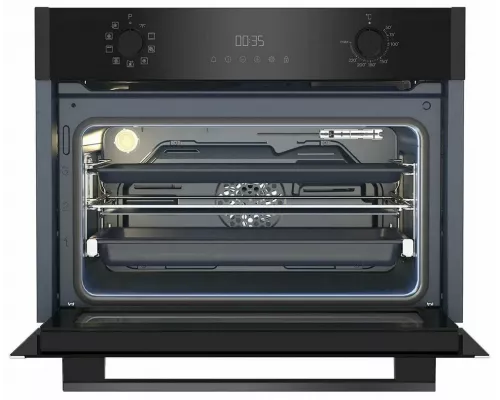 Духовой шкаф Grundig GEKM19300DX черная нержавеющая сталь