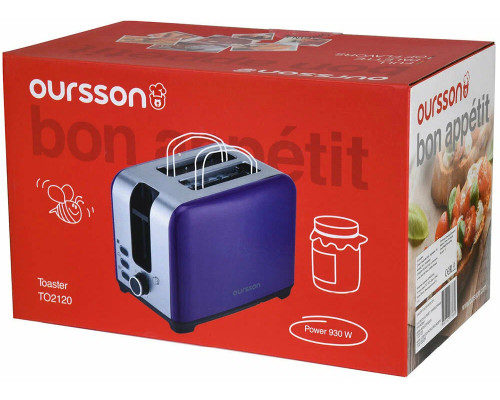 Тостер Oursson TS2120/BL черный