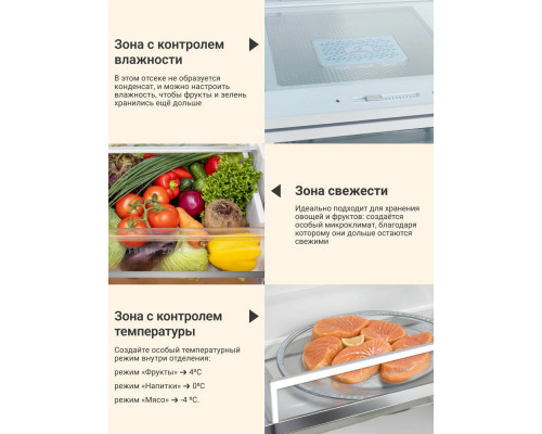 Холодильник ESLER RSD-537BI MARBLE BEIGE