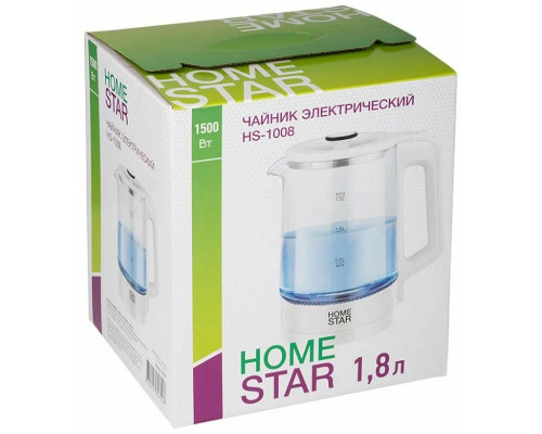 Чайник Homestar HS-1008 белый