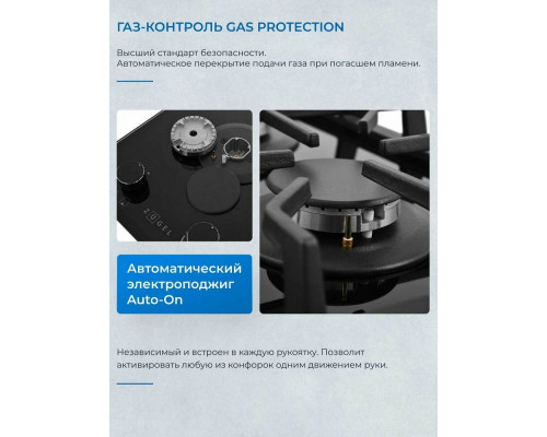 Варочная поверхность ZUGEL ZGH291B черная