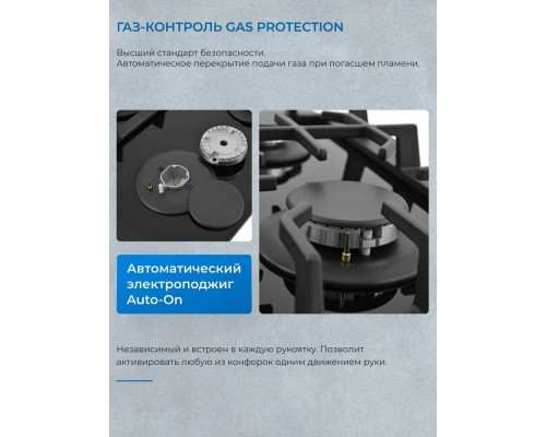 Варочная поверхность ZUGEL ZGH451B черная