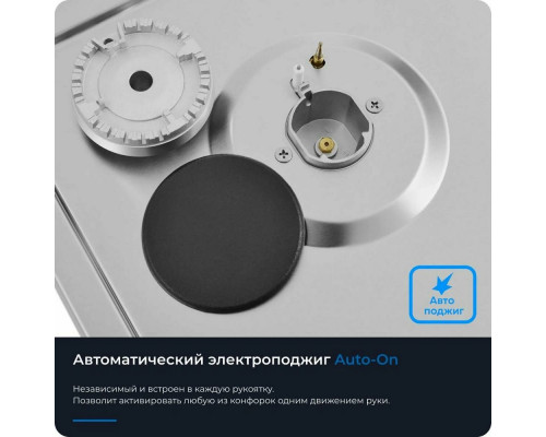 Варочная поверхность ZUGEL ZGH601X стальная