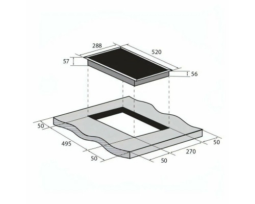 Варочная поверхность ZUGEL ZIH294B черная
