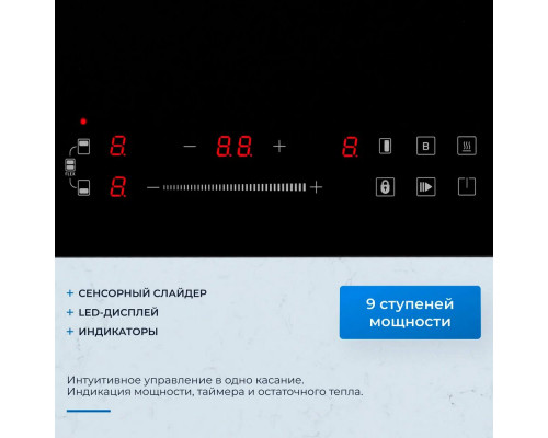 Варочная поверхность ZUGEL ZIH454B черная