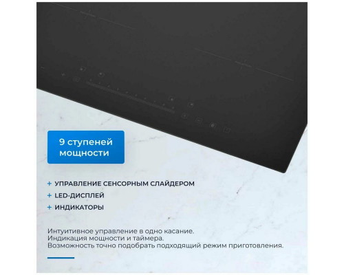 Варочная поверхность ZUGEL ZIH613B черная