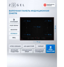Варочная поверхность ZUGEL ZIH617B черная