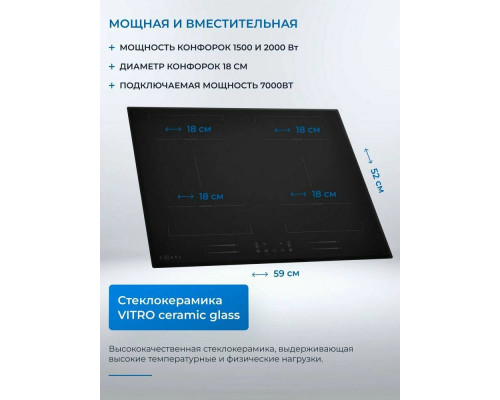 Варочная поверхность ZUGEL ZIH619B