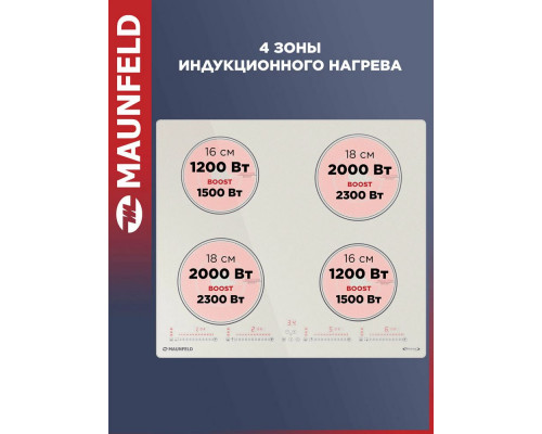 Варочная поверхность MAUNFELD CVI594SBG Inverter