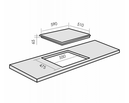 Варочная поверхность MBS PG-612 BL