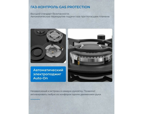Варочная поверхность ZUGEL ZGH452B черная