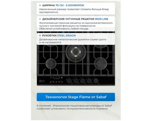 Варочная поверхность ZUGEL ZGH602X черная