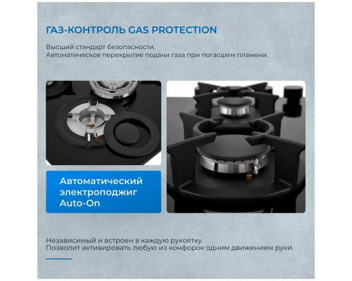 Варочная поверхность ZUGEL ZGH603B черная