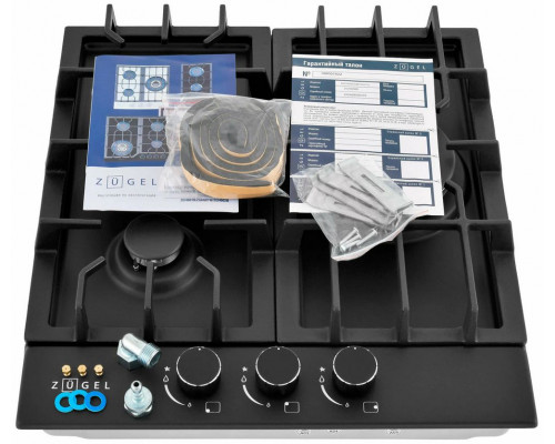 Варочная поверхность Zugel ZGH450B черная