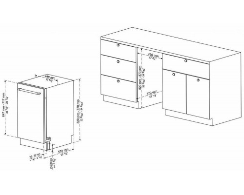 Встраиваемая посудомоечная машина KORTING KDI 45898 I
