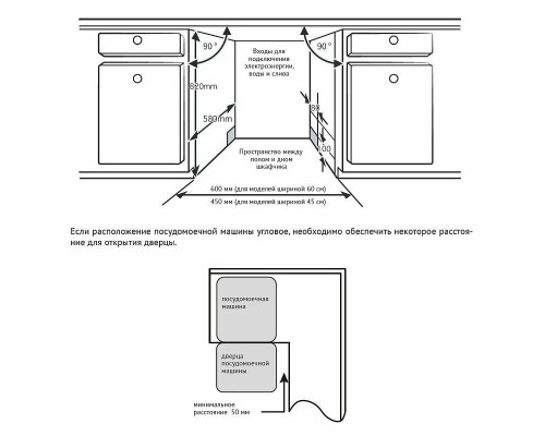 Встраиваемая посудомоечная машина Korting KDI 45984