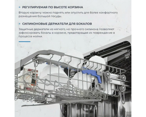 Встраиваемая посудомоечная машина ZUGEL ZDI608