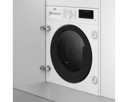 Встраиваемая стиральная машина Beko BI3DBT8841 W белая