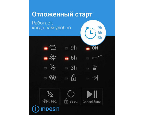 Посудомоечная машина Indesit DFS 1A50 B черный