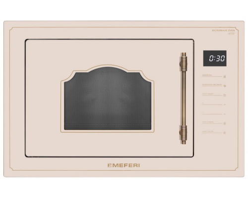 Встраиваемая микроволновая печь Meferi MMO6025BG RETRO