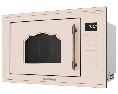 Встраиваемая микроволновая печь Meferi MMO6025BG RETRO