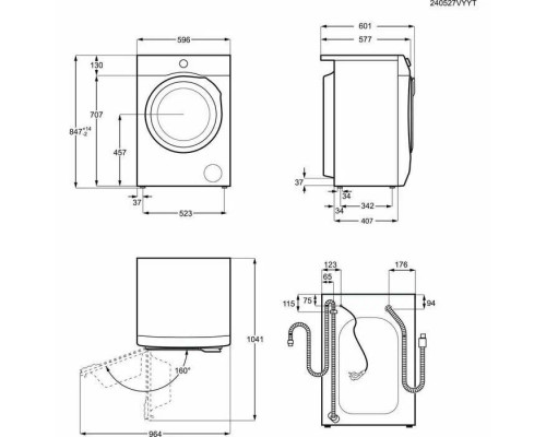 Стиральная машина AEG LFR71844SBE