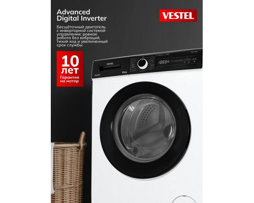 Стиральная машина Vestel WMD812T2TISBW белый