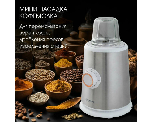 Блендер ENDEVER SIGMA-204 стальной/белый