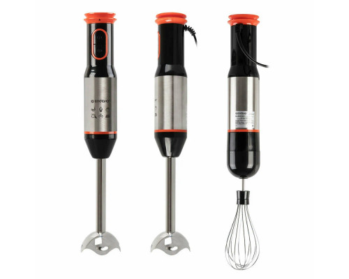 Блендер Endever Sigma-85 стальной/черный/красный