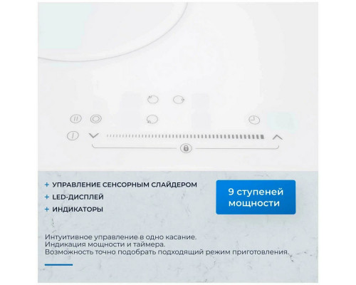 Варочная поверхность ZUGEL ZEH452W белая