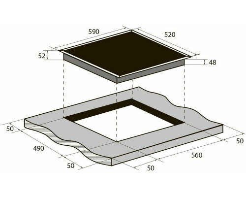 Варочная поверхность ZUGEL ZEH602B черная