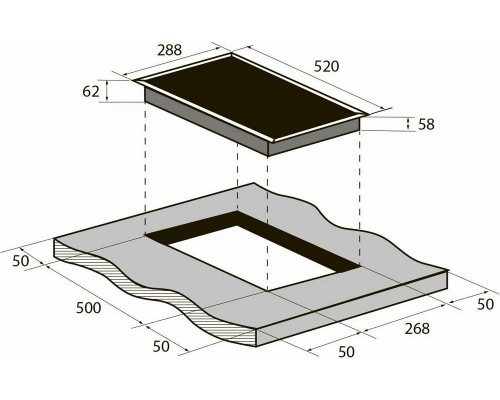 Варочная поверхность ZUGEL ZIH293B черная