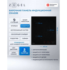 Варочная поверхность ZUGEL ZIH453B черная