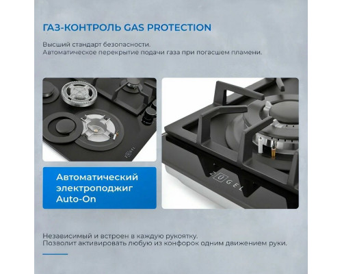 Варочная поверхность ZUGEL ZGH602B черная