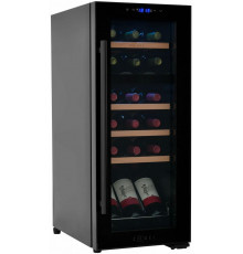Винный шкаф ZÜGEL ZCWF184DB черный