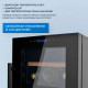Винный шкаф ZÜGEL ZCWF184DB черный