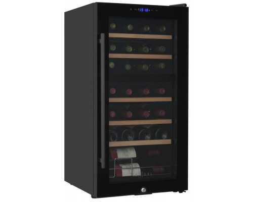 Винный шкаф ZÜGEL ZCWF281DB черный