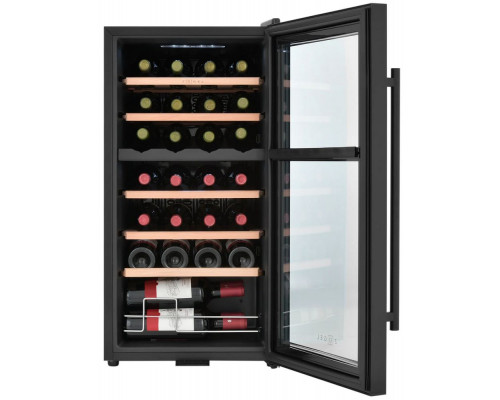 Винный шкаф ZÜGEL ZCWF281DB черный