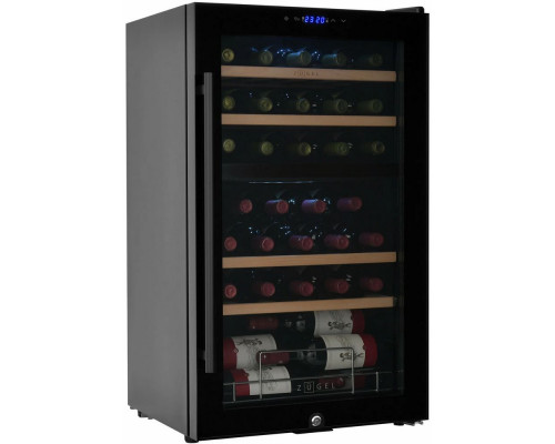 Винный шкаф ZÜGEL ZCWF331DB черный