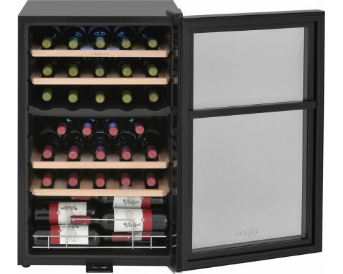 Винный шкаф ZÜGEL ZCWF331DB черный