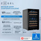Винный шкаф ZÜGEL ZCWF521DB черный