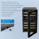 Винный шкаф ZÜGEL ZCWF521DB черный