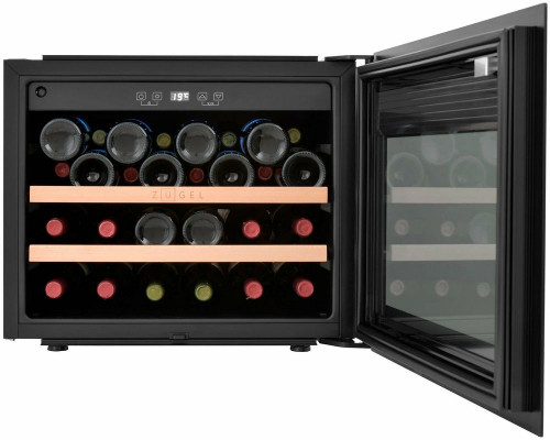 Винный шкаф ZÜGEL ZCWI280B черный