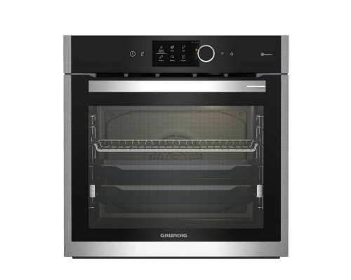 Духовой шкаф Grundig GEBM19600BCHI нержавеющая сталь/ черный