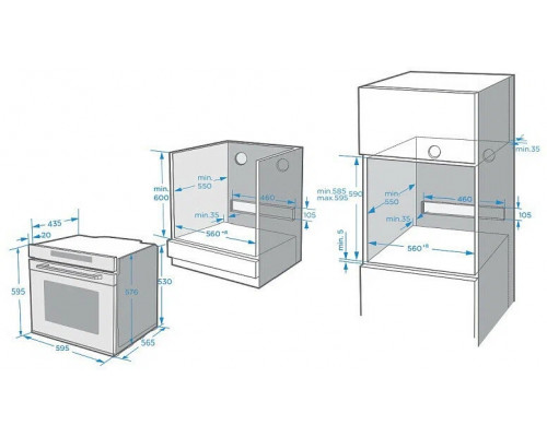 Духовой шкаф KORTING OKB 1360 CSGW MW