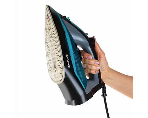 Утюг ENDEVER DELTA-234 черный/лазурно-синий