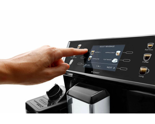 Кофемашина DeLonghi ECAM550.65.SB черный/серебристый