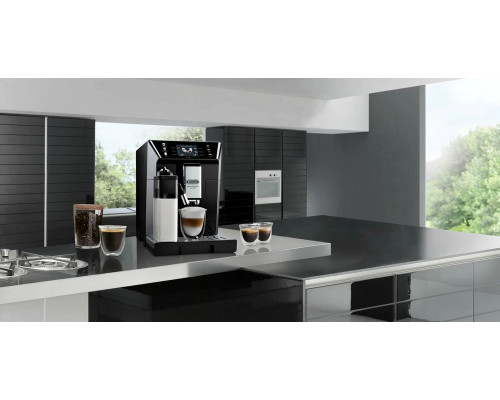 Кофемашина DeLonghi ECAM550.65.SB черный/серебристый