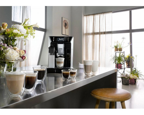 Кофемашина DeLonghi ECAM550.65.SB черный/серебристый