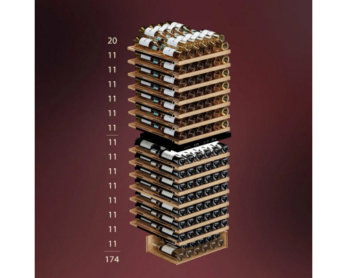 Винный шкаф MEYVEL MV163PRO-KBT2